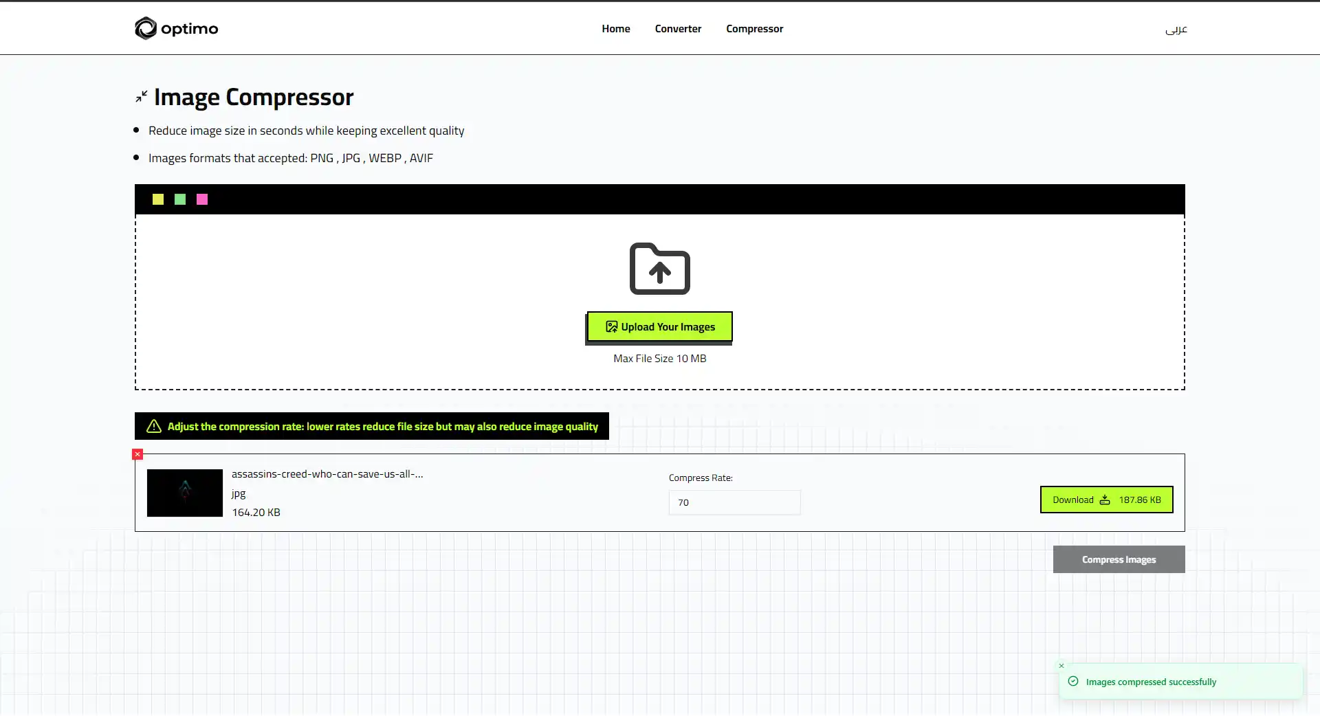 Optimo — Image Converter & Compressor image-2