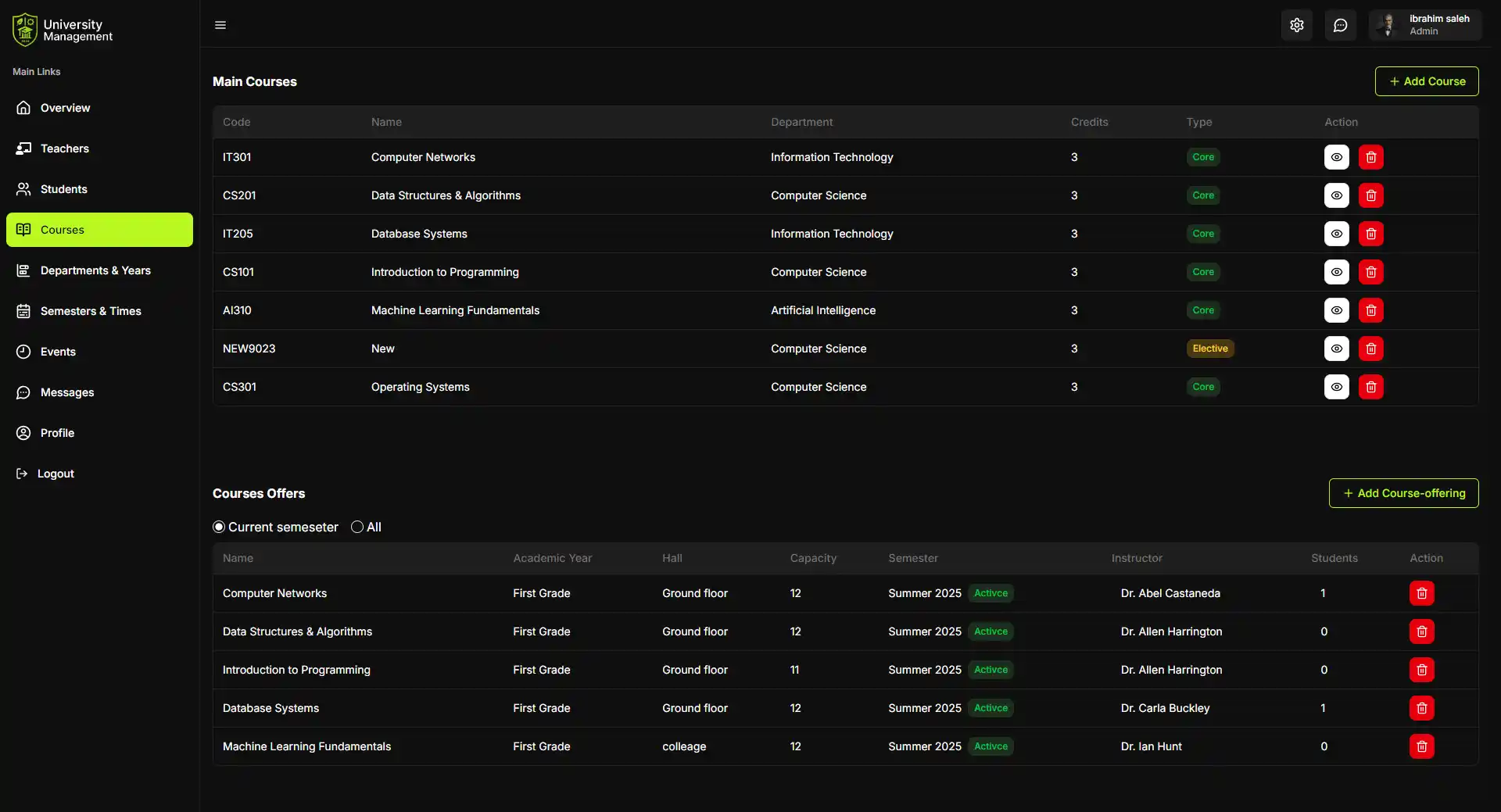 University Management System image-3