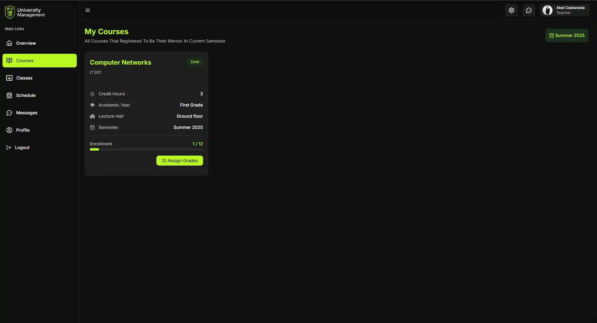 University Management System image-7